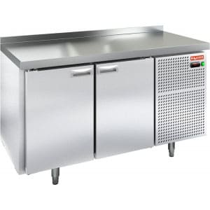 Морозильный стол 350 л Hicold в аренду, температурный режим -2 -18 градусов, размер полки 530х325 мм, GN 1.1, с бортом