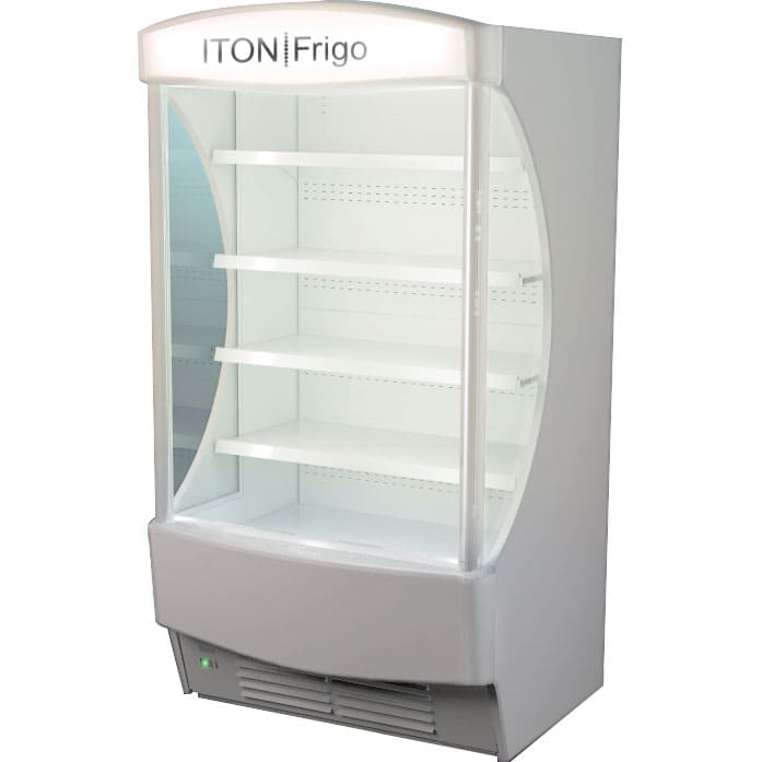 Холодильная горка Iton в аренду пристенная, температурный режим +2 +7 градусов, ширина 1290 мм, гастрономическая