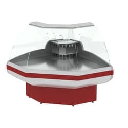 Угловая холодильная витрина Cryspi Gamma 1180 мм в аренду, температурный режим от 1 +7 градусов