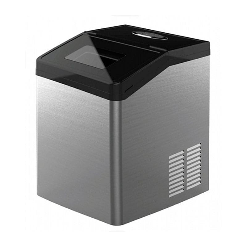 Льдогенератор Hurakan кубикового льда в аренду, производительность 35 кг сутки, кубиковый лед, без подключения к воде