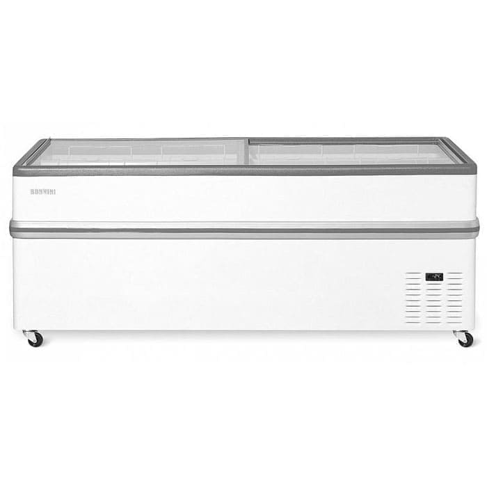 Холодильный ларь бонета Bonvini в аренду, универсальный температурный режим от -5 +5 градусов, ширина 2090 мм, с подсветкой