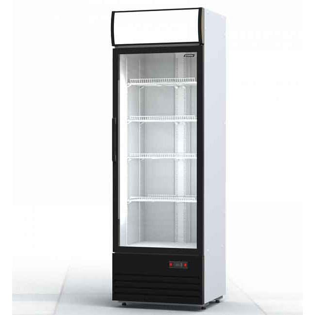 Морозильный шкаф PR 600 л в аренду, низкотемпературный режим -18 градусов, витринного типа, стеклянная дверь