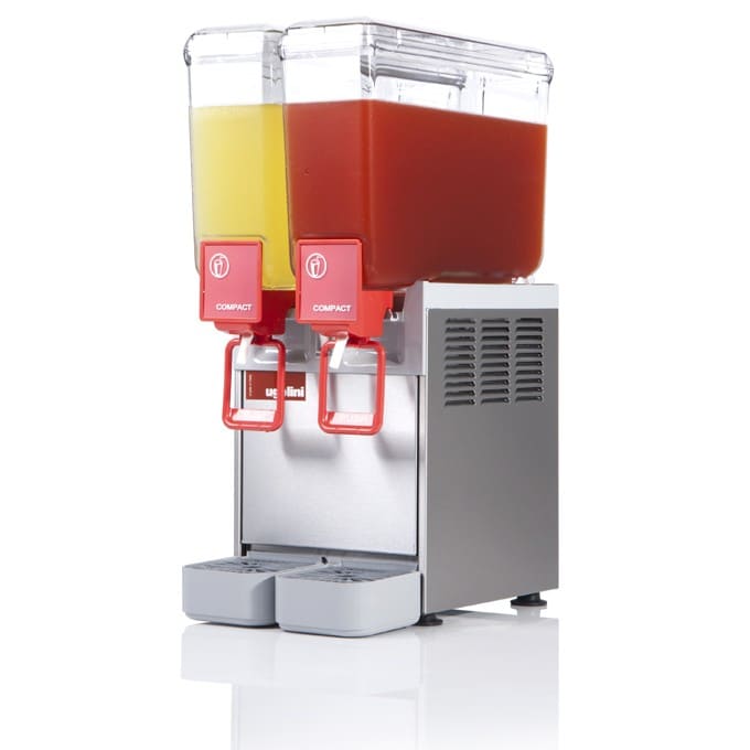 Охладитель Ugolini Arctic Compact для напитков в аренду 16 л, температурный режим +10 +15 градусов, 2 емкости по 8 литров