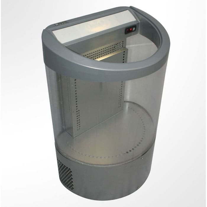 Холодильная витрина кулер Ugur T100 в аренду, температурный режим от +2 +12 градусов, демонстрационная, для импульсных продаж и рекламы