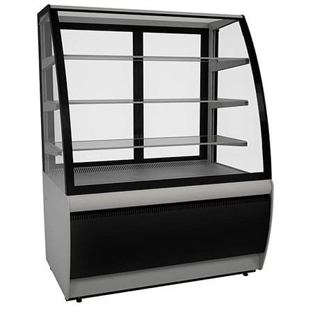 Кондитерская витрина Техно 900 Люкс в аренду полукруглая, среднетемпературный режим от 0 +7 градусов