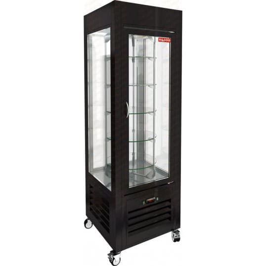 Кондитерский шкаф Hicold R BLACK в аренду, температурный режим +2 +10 градусов, крутящиеся полки