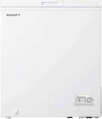 Морозильный ларь 185 л Kraft в аренду, температурный режим -18 градусов, белый, глухая крышка