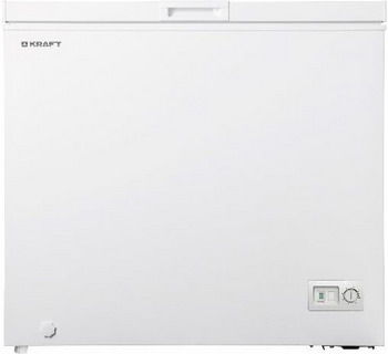 Морозильный ларь 230 л Kraft в аренду, температурный режим -18 градусов, белый, глухая крышка