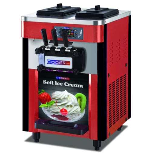 Фризер для мягкого мороженого COOLEQ, в аренду, 3 рожка, 3 вкуса, 2 емкости